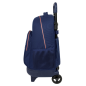 Sac à dos trolley FC Barcelone bleu marine, poche amovible