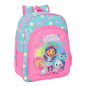Sac à dos enfant Gabby's Dollhouse rose avec porte-bouteille Sac à dos enfant Gabby's Dollhouse rose avec porte-bouteille