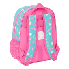 Sac à dos enfant Gabby's Dollhouse rose avec porte-bouteille