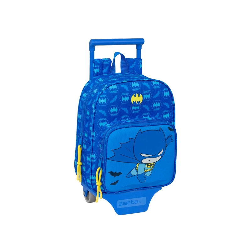 Sac à dos Batman à roulettes bleu maternelle Sac à dos Batman à roulettes bleu maternelle