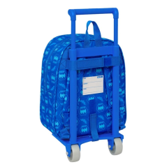 Sac à dos Batman à roulettes bleu maternelle