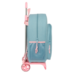 sac à dos trolley turquoise