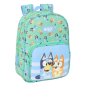 Sac à dos enfant Bluey Sisters bleu adaptable valise
