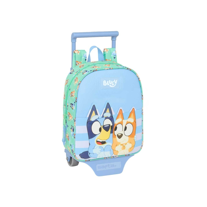 Sac à dos trolley Bluey Sisters bleu amovible