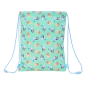 Sac plat Bluey Sisters 3L bleu avec poche zippée Sac plat Bluey Sisters 3L bleu avec poche zippée