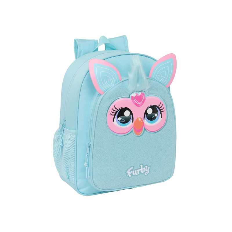 Sac à dos Furby Safta bleu clair compatible valise roulettes