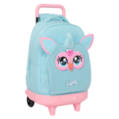 sac à dos trolley bleu clair