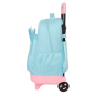 Sac à dos trolley Furby bleu clair poche amovible Sac à dos trolley Furby bleu clair poche amovible