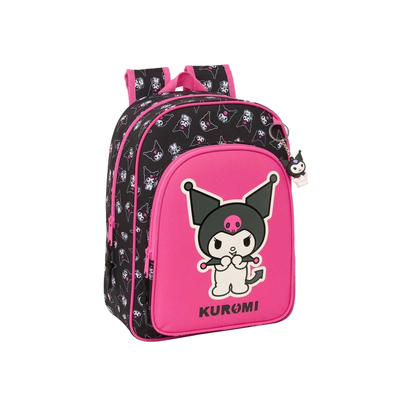 Sac à dos enfant Kuromi 10 L noir et rose Sac à dos enfant Kuromi 10 L noir et rose