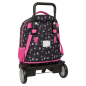 Sac à dos trolley Kuromi noir rose Sac à dos trolley Kuromi noir rose