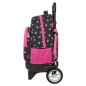 Sac à dos trolley Kuromi noir rose Sac à dos trolley Kuromi noir rose