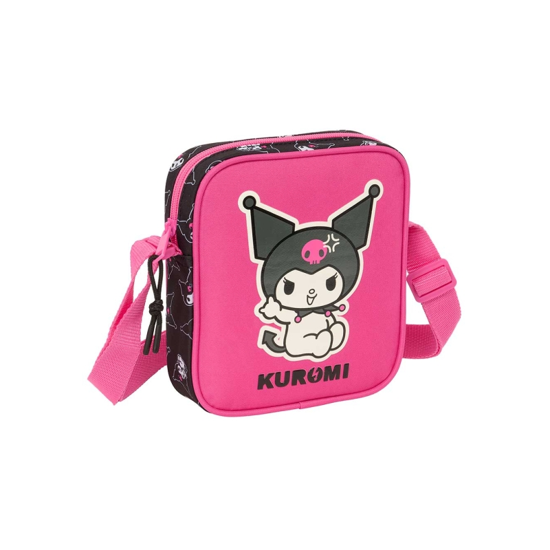 Sac bandoulière Kuromi noir et rose 1 L Sac bandoulière Kuromi noir et rose 1 L