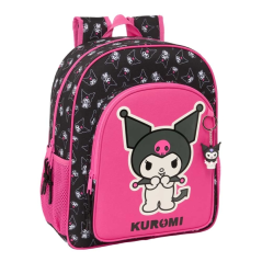 sac à dos Kuromi noir rose