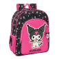 Sac à dos Kuromi Safta noir rose compatible trolley Sac à dos Kuromi Safta noir rose compatible trolley