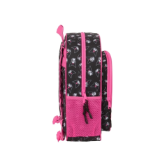 Sac à dos Kuromi noir rose