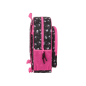Sac à dos Kuromi Safta noir rose compatible trolley Sac à dos Kuromi Safta noir rose compatible trolley