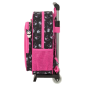 Sac à dos trolley Kuromi noir rose