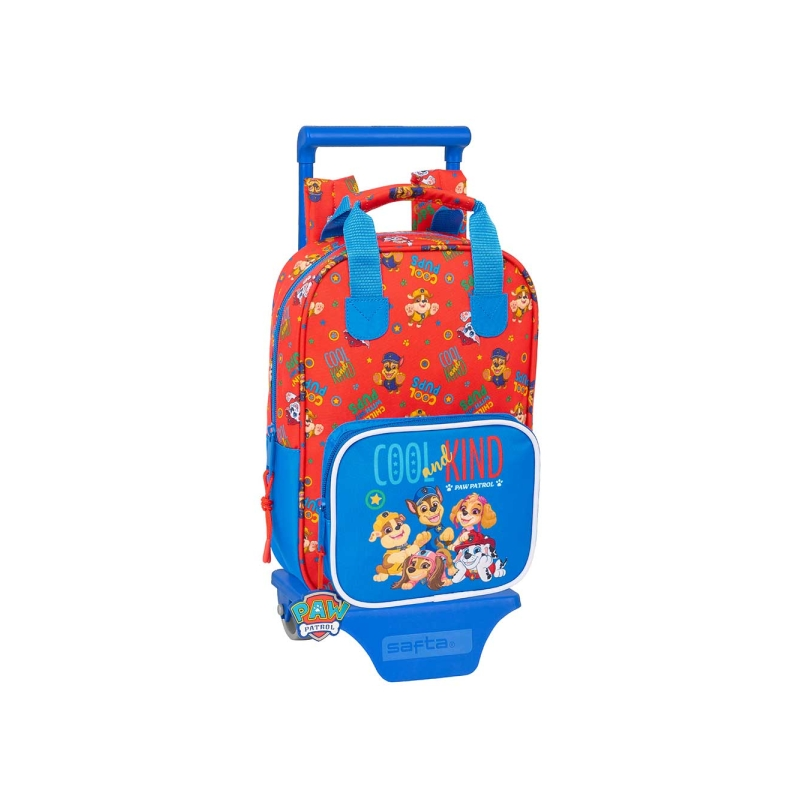 Sac à dos trolley Pat' Patrouille rouge et bleu Sac à dos trolley Pat' Patrouille rouge et bleu