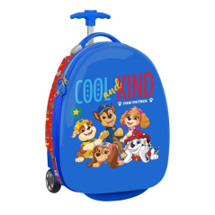 Valise à roulettes enfant bleue
