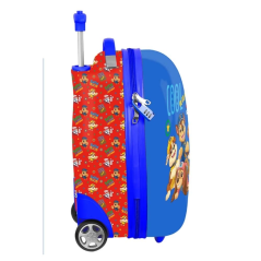 Valise à roulettes enfant bleue