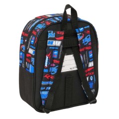 Sac à dos bébé Hot Wheels bleu pour poussette ID
