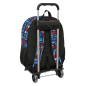 Sac à dos trolley Hot Wheels bleu avec poches latérales Sac à dos trolley Hot Wheels bleu avec poches latérales