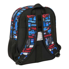Sac à dos enfant Hot Wheels bleu avec porte-bouteille