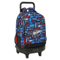 Sac à dos trolley Hot Wheels bleu