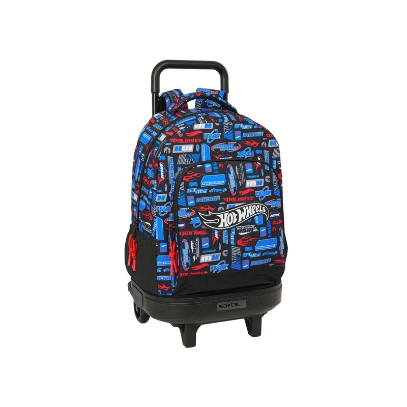 Sac à dos trolley amovible Hot Wheels bleu Sac à dos trolley amovible Hot Wheels bleu