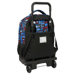 Sac à dos trolley amovible Hot Wheels bleu
