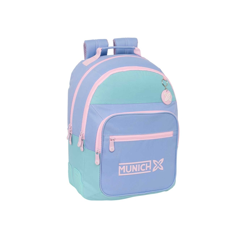 Sac à dos Safta Munich Mellow bleu clair Sac à dos Safta Munich Mellow bleu clair