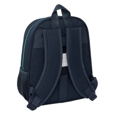 Sac à dos enfant Real Madrid bleu marine porte-bouteille