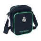 Sac à bandoulière Real Madrid bleu marine zippé Sac à bandoulière Real Madrid bleu marine zippé