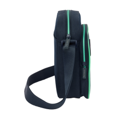 Sac à bandoulière bleu marine zippé