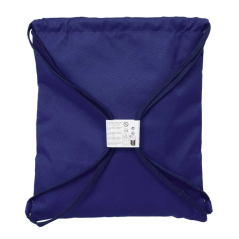 Sac plat Atlético de Madrid à cordon bleu marine 5L