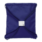 Sac plat Atlético de Madrid à cordon bleu marine 5L Sac plat Atlético de Madrid à cordon bleu marine 5L