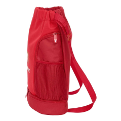 Sac à dos rouge zippé