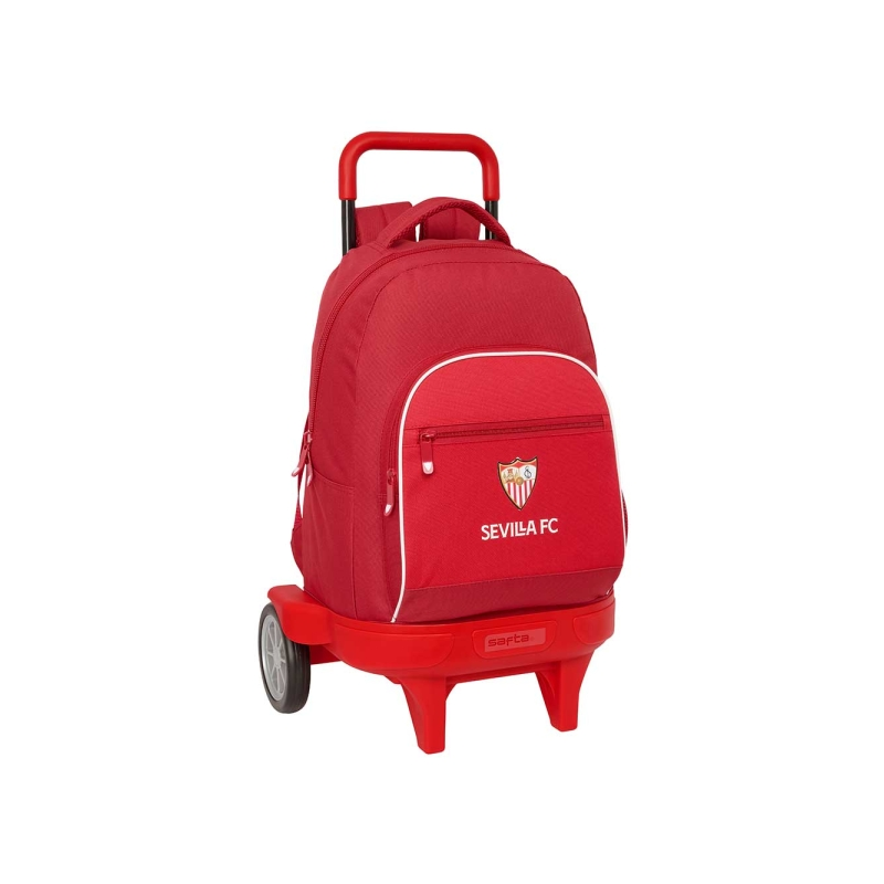 Sac à dos trolley FC Séville rouge avec poche amovible