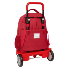 Sac à dos trolley FC Séville rouge avec poche amovible