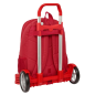 Sac à dos trolley FC Séville rouge à double fermeture
