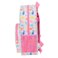 Sac à dos enfant rose à roulettes