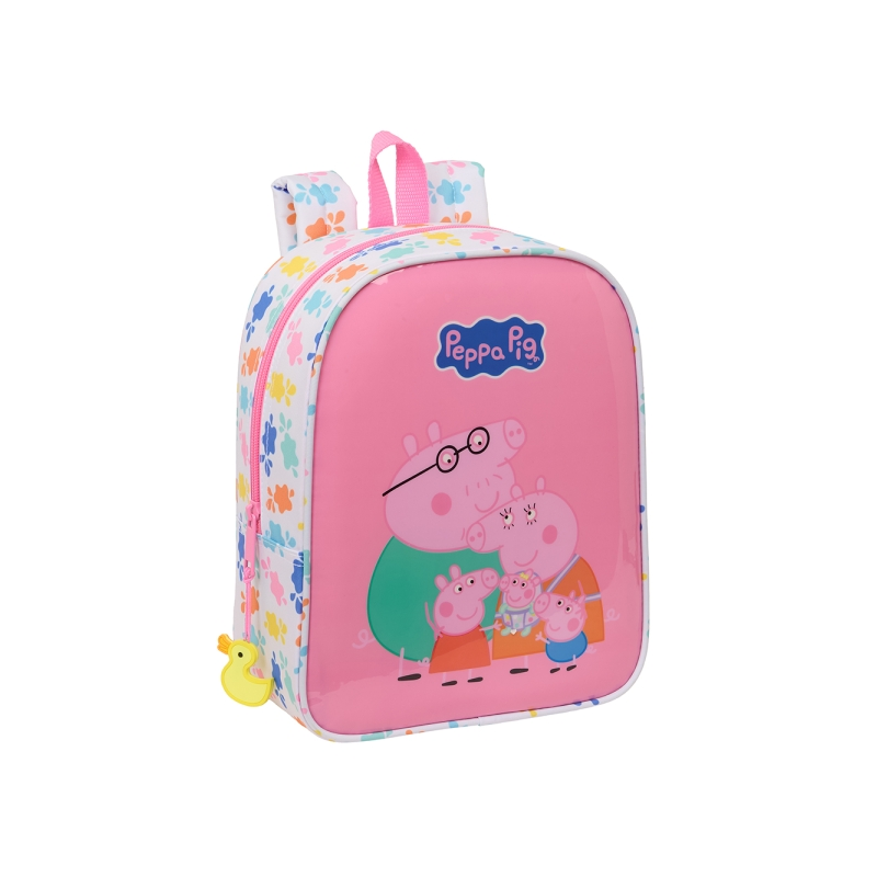 Sac à dos bébé Peppa Pig rose pour poussette Sac à dos bébé Peppa Pig rose pour poussette