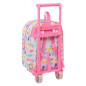 Sac à dos à roulettes Peppa Pig rose amovible