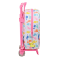 Sac à dos à roulettes Peppa Pig rose amovible