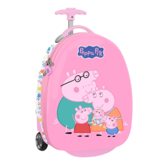 Valise enfant Peppa Pig rose