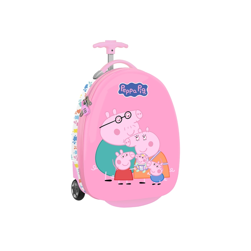 Valise à roulettes enfant Peppa Pig rose 40 cm Valise à roulettes enfant Peppa Pig rose 40 cm