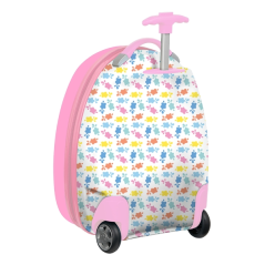 Valise à roulettes enfant Peppa Pig rose 40 cm