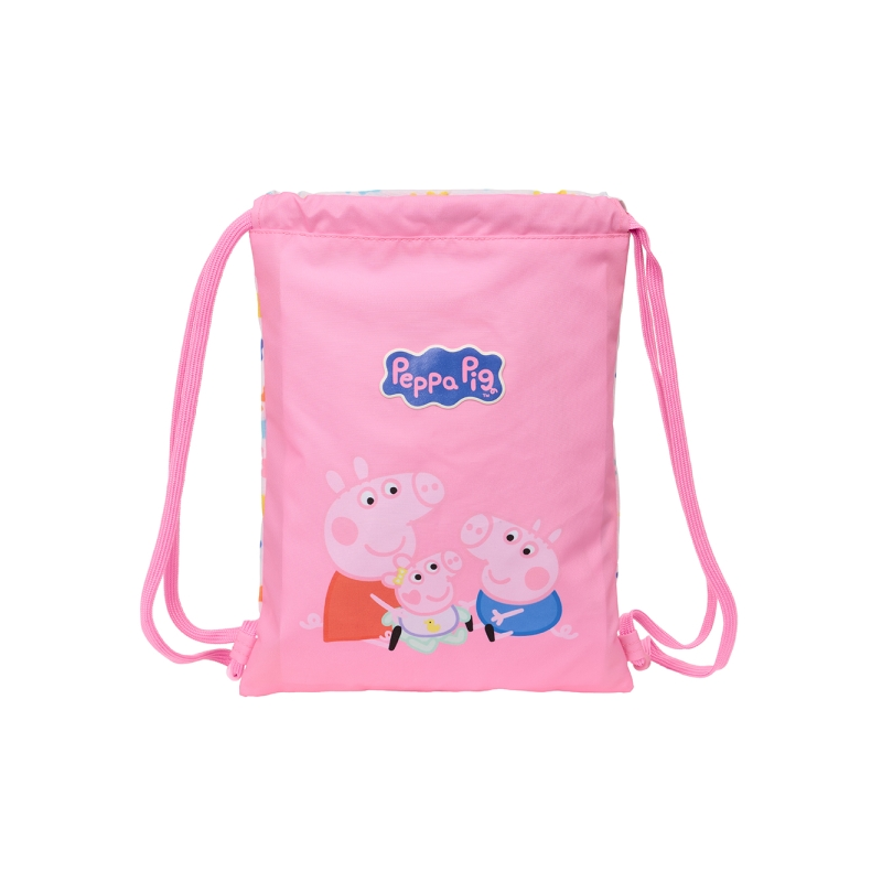Sac plat Peppa Pig rose 3 L 26 x 34 cm Sac plat Peppa Pig rose 3 L 26 x 34 cm