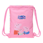 Sac plat Peppa Pig rose 3 L 26 x 34 cm Sac plat Peppa Pig rose 3 L 26 x 34 cm