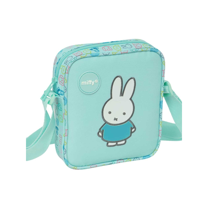 Sac bandoulière Miffy Friends bleu clair 1L Sac bandoulière Miffy Friends bleu clair 1L